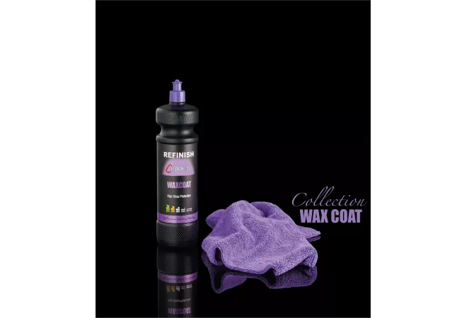 polish automobile Carpolish waxcoat pâte violet avec mousse et microfibre, finition optimale