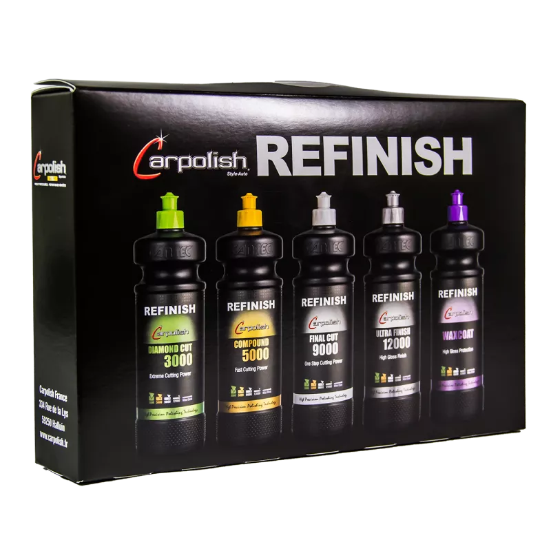 KIT COMPLET PRODUITS DE POLISSAGE/LUSTRAGE - Carpolish