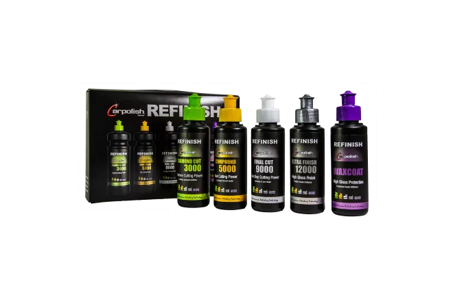 KIT COMPLET PRODUITS DE POLISSAGE/LUSTRAGE - Carpolish