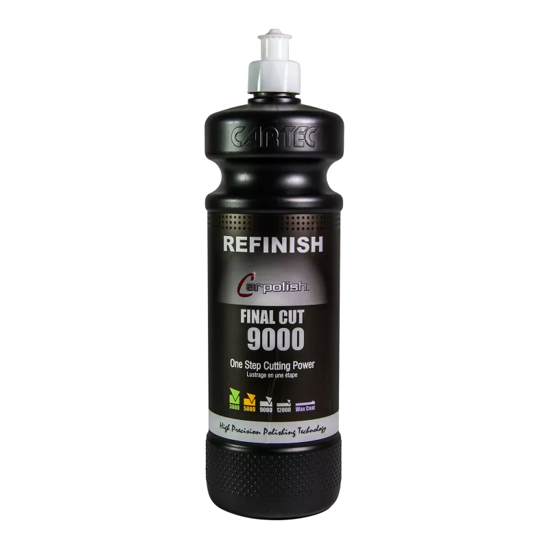pate a polir a technologie micro abrasive carpolish 1 litre Refinish 9000 final cut