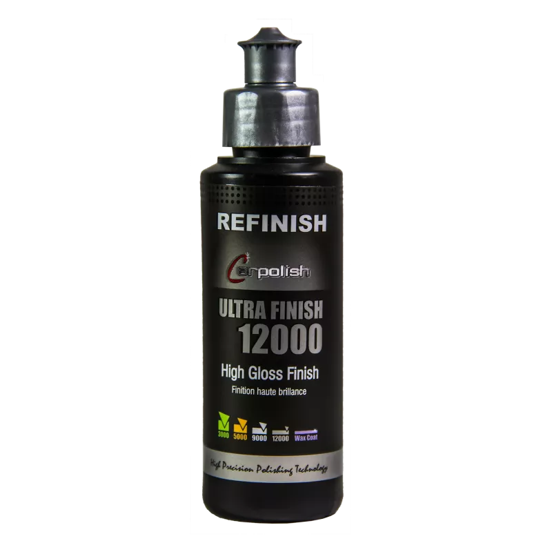 Carpolish ultra 150ml, pâte à polir grise pour rénovation des vernis automobiles.