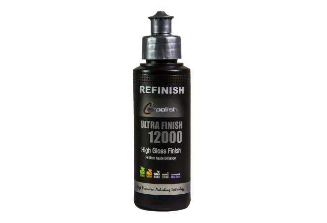 Carpolish ultra 150ml, pâte à polir grise pour rénovation des vernis automobiles.