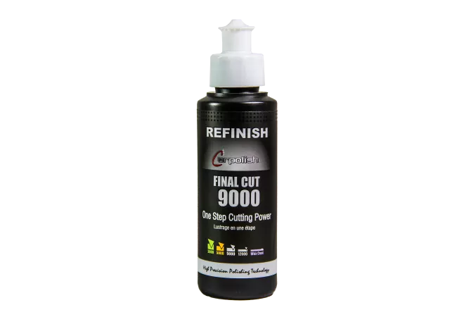Carpolish final Cut 150ml, pâte à polir blanche pour rénovation des vernis automobiles.