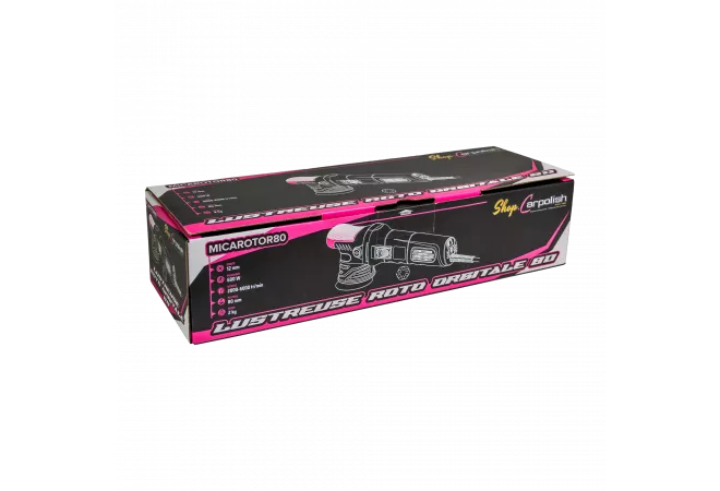 Lustreuse roto orbitale 80 "Pink"