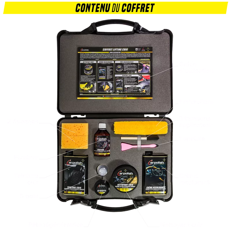 COFFRET LIFTING CUIR NOIR