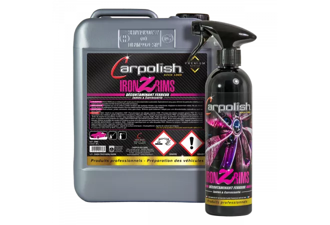 produit décontaminant ferreux jantes et vernis izr carpolish