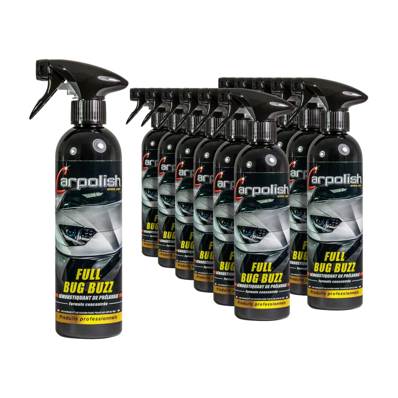 12 flacons produits démoustiquant carpolish