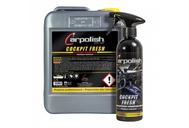rénovateur plastique intérieur tableau de bord longue durée cockpit fresh carpolish