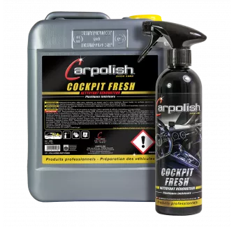 rénovateur plastique intérieur tableau de bord longue durée cockpit fresh carpolish