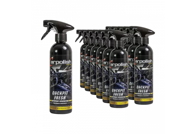 12 flacons pulvérisateurs rénovateur plastiques intérieurs carpolish 500ml