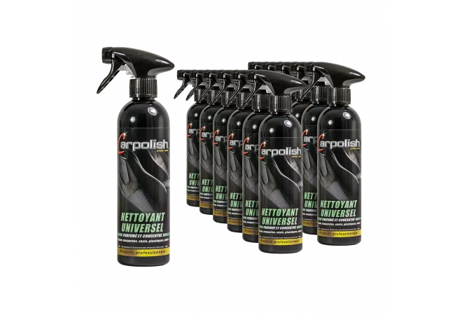 12 flacon pulvérisateur 500 ml nettoyant universel apc carpolish