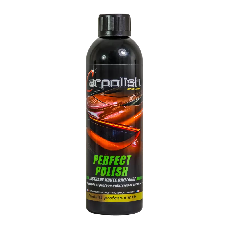 bouteille produit 500ml lustrant manuel perfect polish carpolish