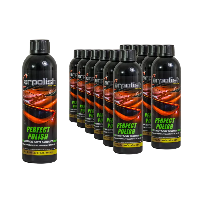 12 bouteilles produit 500ml lustrant manuel perfect polish carpolish