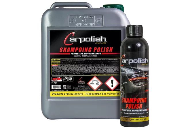 shampoing carrosserie à concentration élevée pour nettoyage automobile carpolish