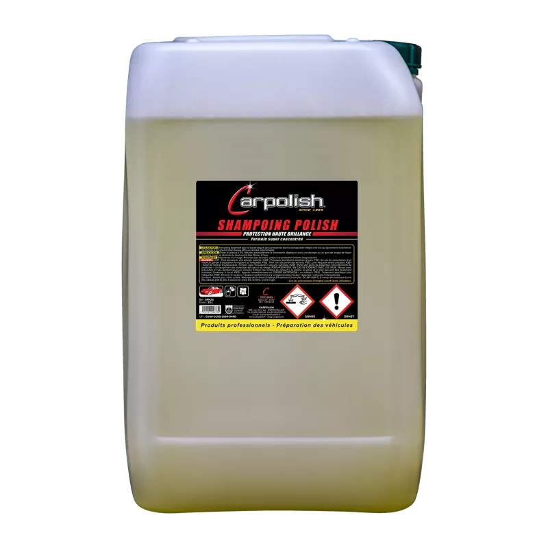 bidon shampoing automobile carpolish 25 litre