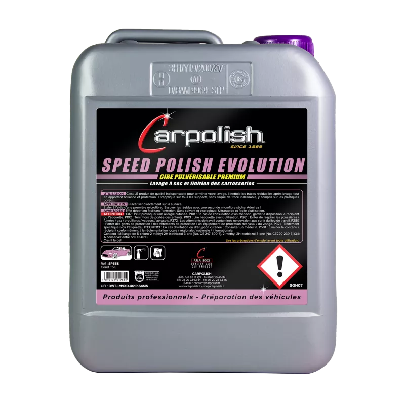 speed polish finition brillante pour tous support extérieur