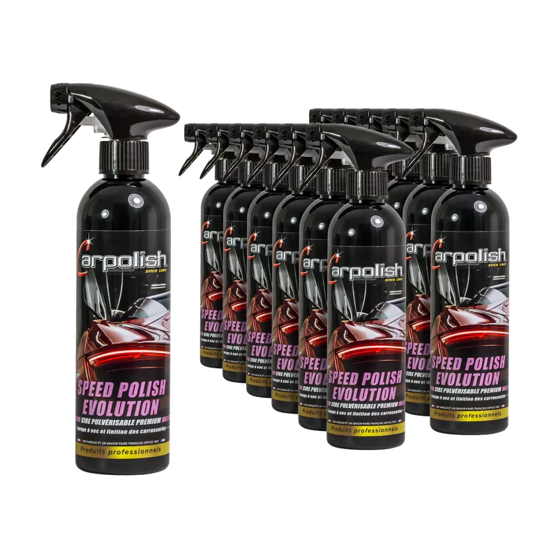 12 flacon pulvérisateur nettoyant cire et rapide pour carrosserie carpolish