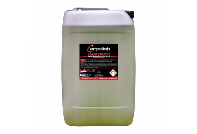 bidon 25 Litres de shampoing pour nettoyage carrosserie flash cristal carpolish