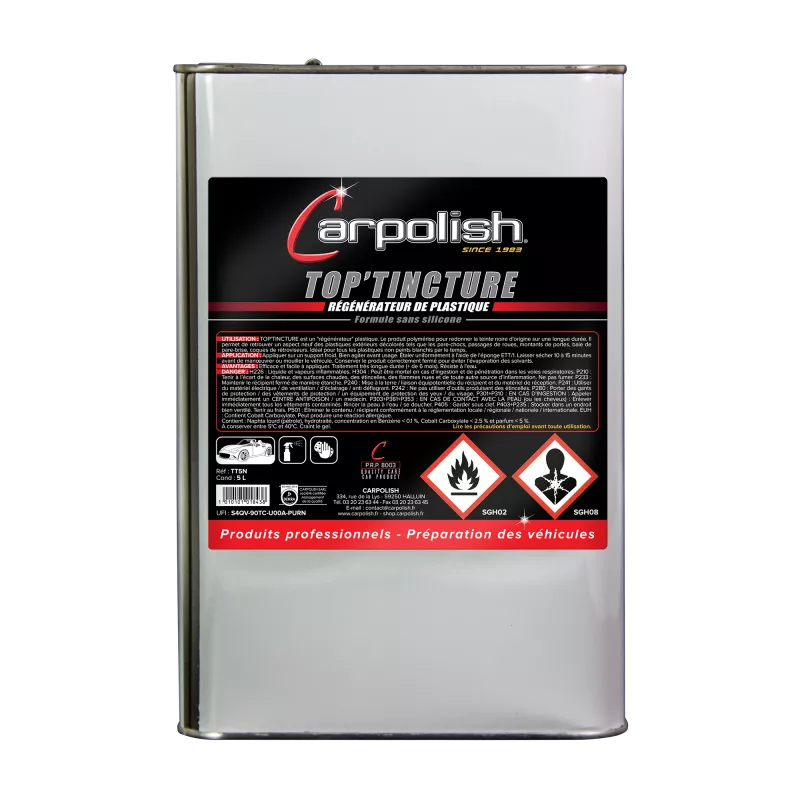RÉGÉNÉRATEUR PLASTIQUE : TOP'TINCTURE