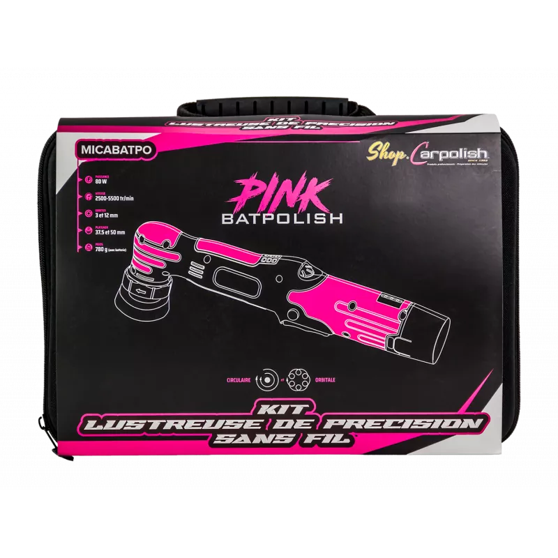 STARTER PACK - LUSTREUSE DE PRÉCISION SANS FIL "PINK" + PRODUITS ET ACCESSOIRES