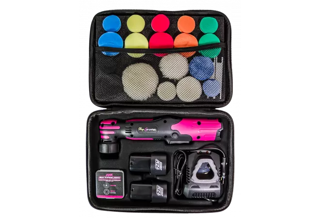 STARTER PACK - LUSTREUSE DE PRÉCISION SANS FIL "PINK" + PRODUITS ET ACCESSOIRES