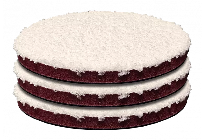 DISQUE 160MM MICROFIBRE TRÈS ABRASIF BLANC