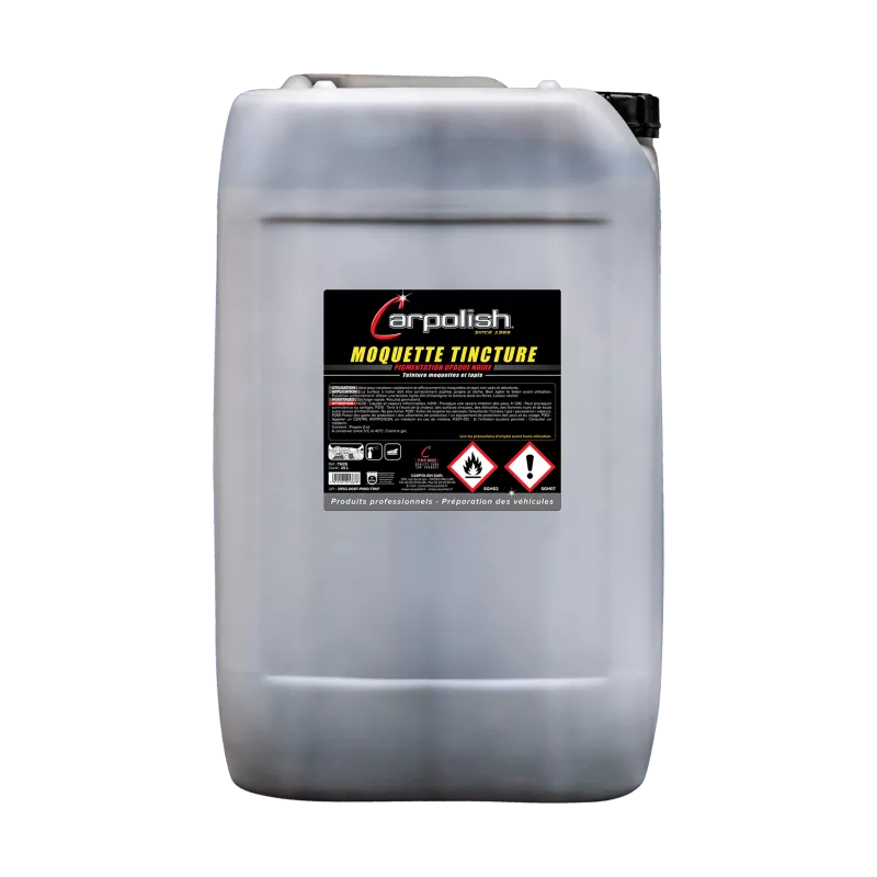 bidon 25 litres teinture pigmentation opaque noire pour surfaces ternis carpolish