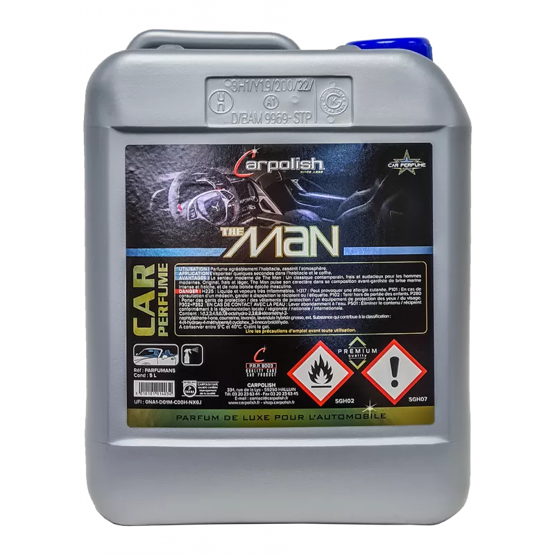 parfum pour voiture 5l the man carpolish