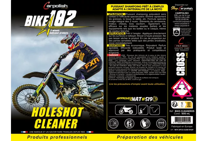 BIKE 182 : HOLESHOT CLEANER
