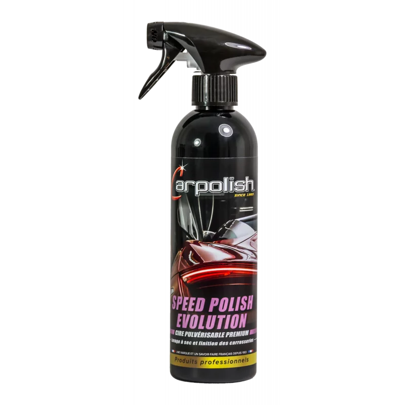 Cire pulvérisable Premium : Speed Polish Evolution 500ML