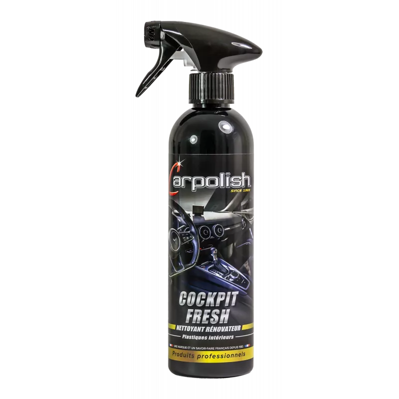 pulvérisateur flacon rénovateur plastiques tableaux de bord