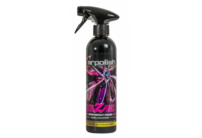 pulvérisateur décontaminant ferreux jantes et vernis izr carpolish 500 ml