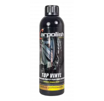 bouteille 500 ml de produit renovateur plastiques extérieurs et pneumatique carpolish
