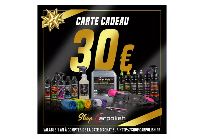 Carte cadeau 30€