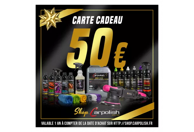 Carte cadeau 50€