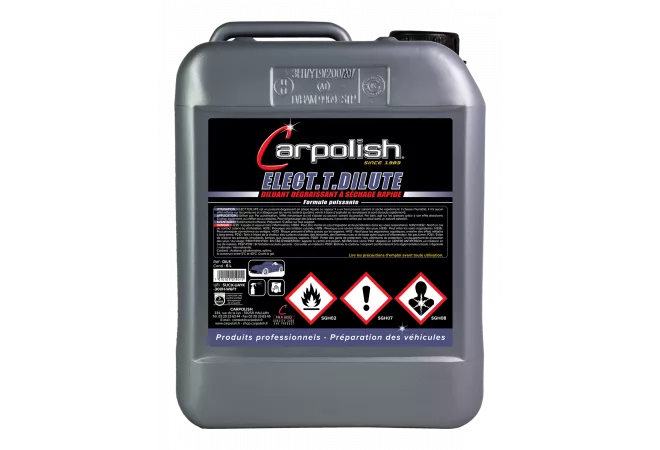 Diluant 5 litres dégraissant puissant à séchage rapide carpolish