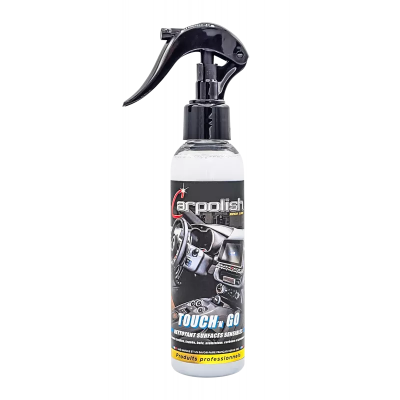 pulvérisateur nettoyant surfaces sensibles ecran, laqué, carbone, boisé plastique