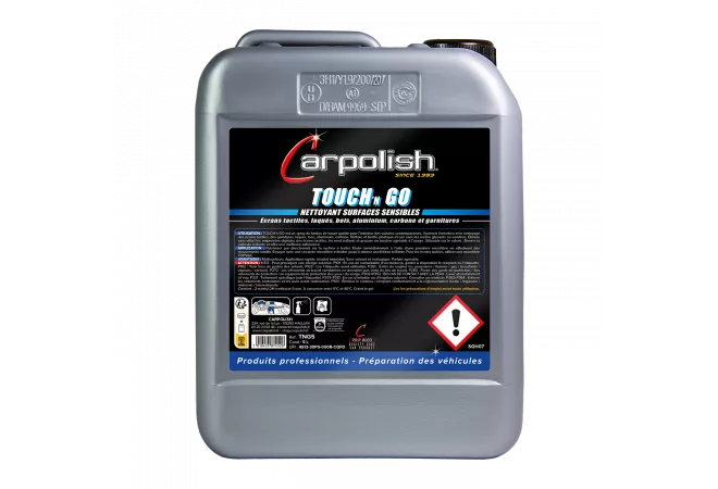 bidon nettoyant surfaces sensibles ecran voiture, laqué, carbone, boisé plastique