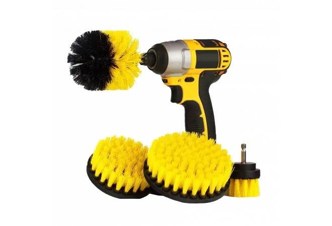 KIT 4 BROSSES HARD POUR PERCEUSE