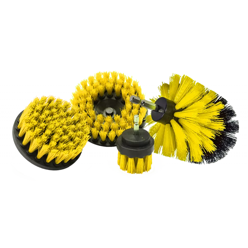 KIT 4 BROSSES HARD POUR PERCEUSE