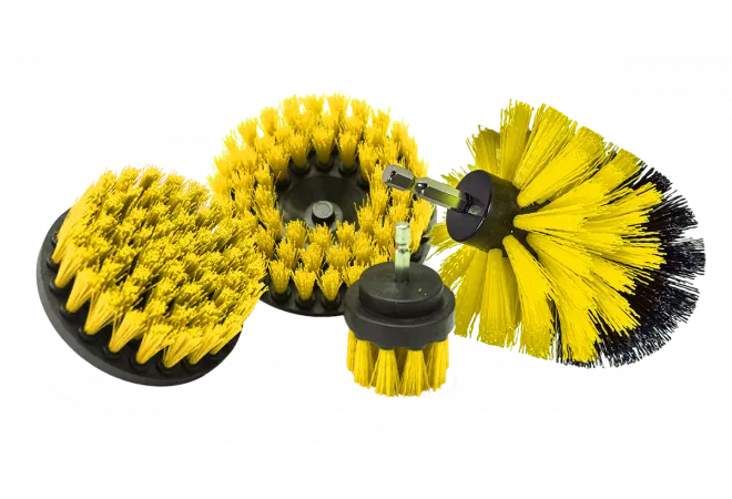 KIT 4 BROSSES HARD POUR PERCEUSE