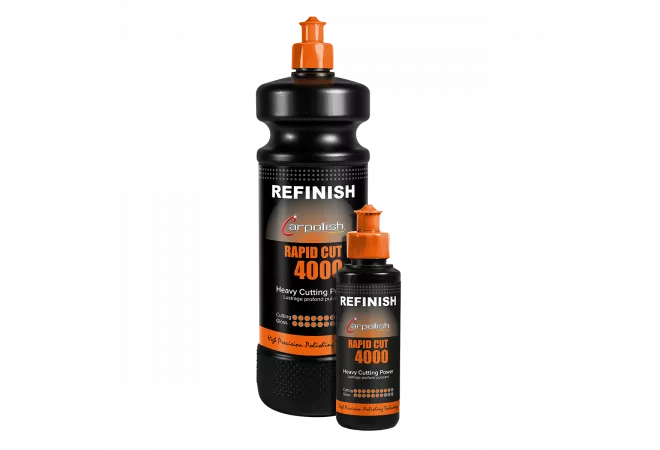 Refinish Rapid Cut 4000, pâte à polir Carpolish 1L et 150ml, pour correction automobile