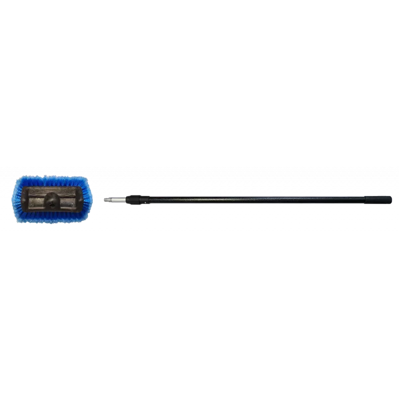 BROSSE BLEUE : FIBRES FLEURÉES 2 FACES