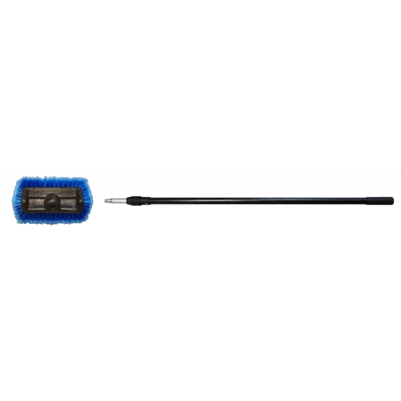 BROSSE BLEUE : FIBRES FLEURÉES 2 FACES