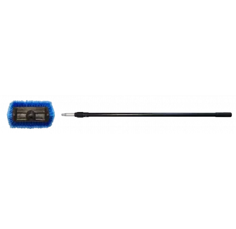 BROSSE BLEUE : FIBRES FLEURÉES 2 FACES