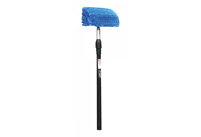 BROSSE BLEUE : FIBRES FLEURÉES 2 FACES