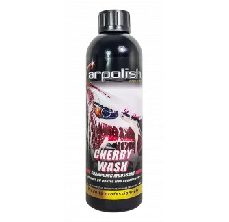 flacon 500ml Shampoing voiture carpolish - formule ph neutre - parfum cerise Cherry Wash