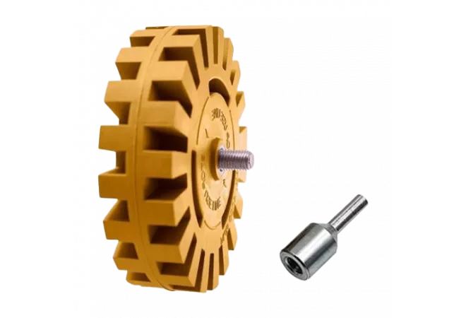 GOMME CRANTÉE DE DESTICKAGE POUR PERCEUSE