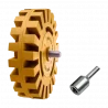 GOMME CRANTÉE DE DESTICKAGE POUR PERCEUSE