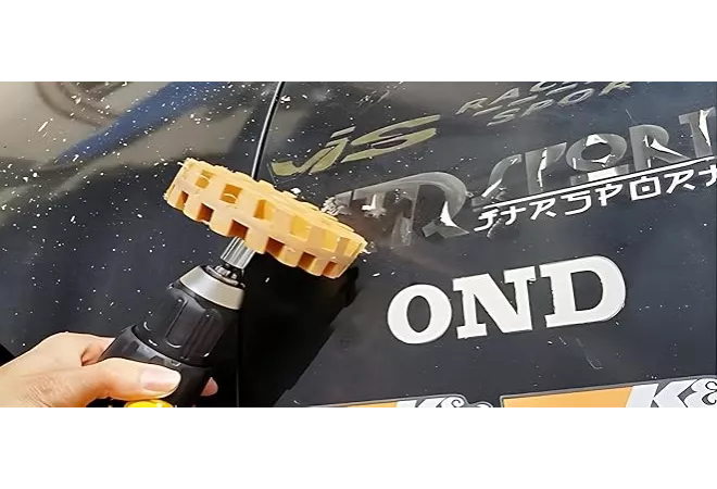 GOMME CRANTÉE DE DESTICKAGE POUR PERCEUSE